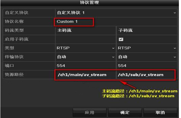 監控RTSP方式添加 監控RTSP方式添加